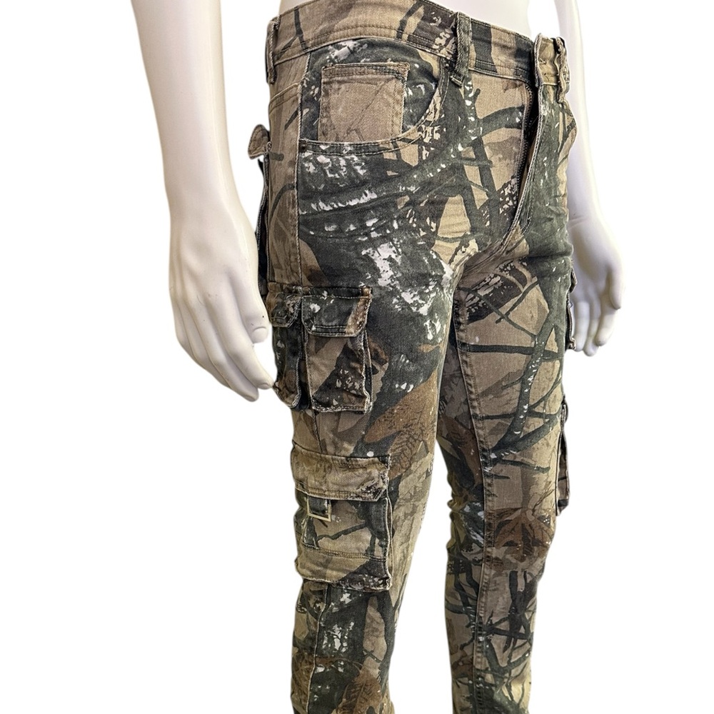 Vintage Camo Cargo Jeans